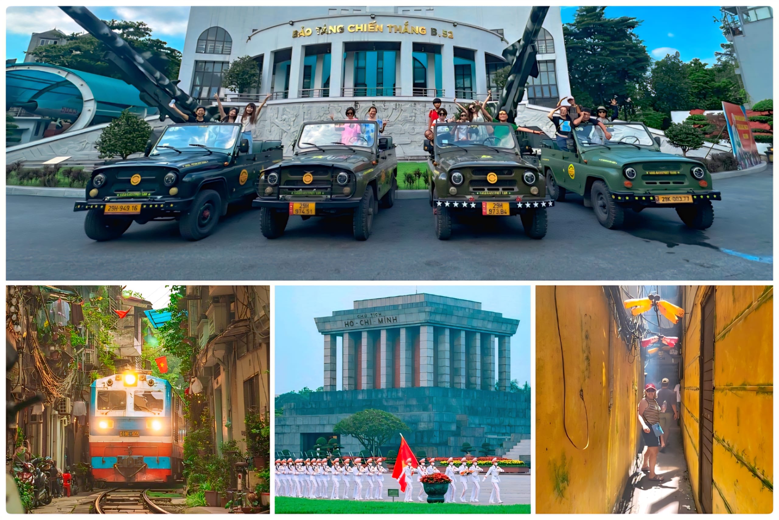 HANOI HIGHLIGHTS & HIDDEN GEMS BY VIETNAM ARMY LEGEND JEEP – HGJ2